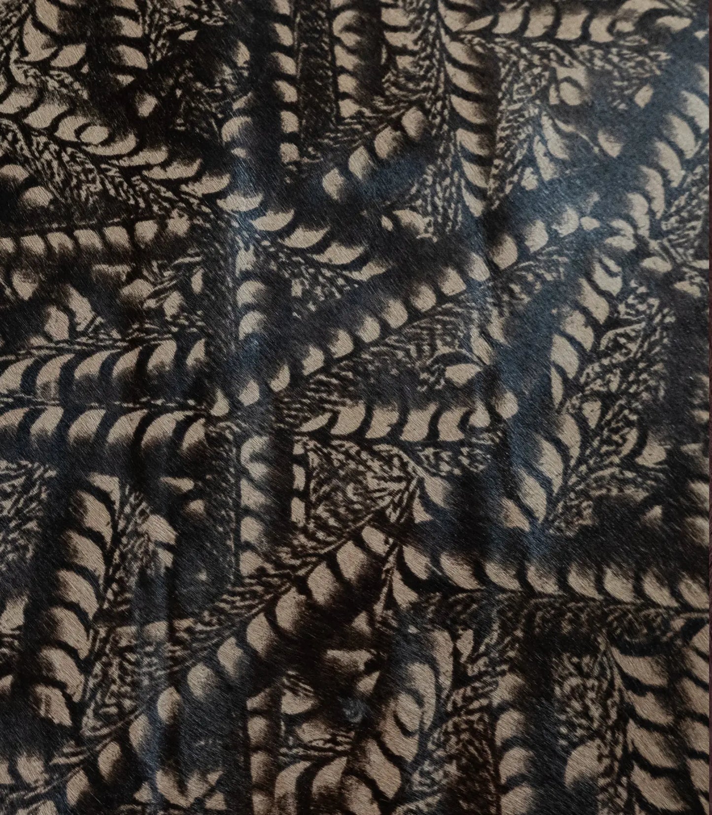 Hair-On Print Feather - United Leather
