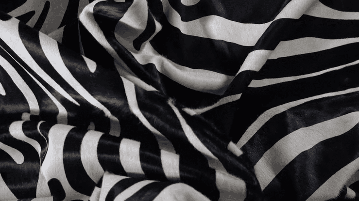 Hair-On Print Large Zebra - United Leather