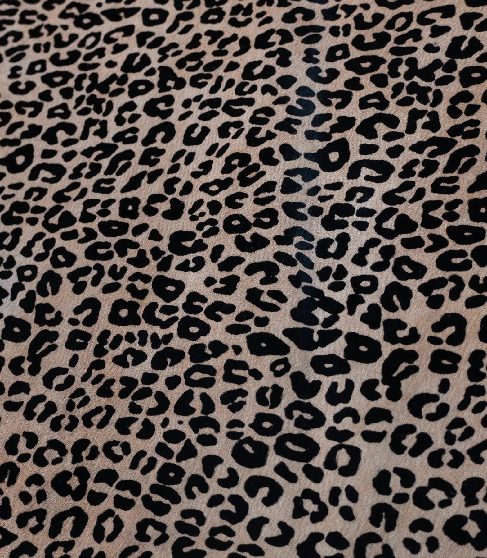 Calfskin Hair On leather hide Baby Leopard Print Long Silky Hair VERY RARE!!
