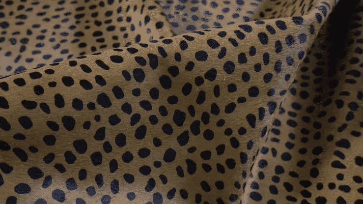 Hair-On Print Large Cheetah (black/tan)
